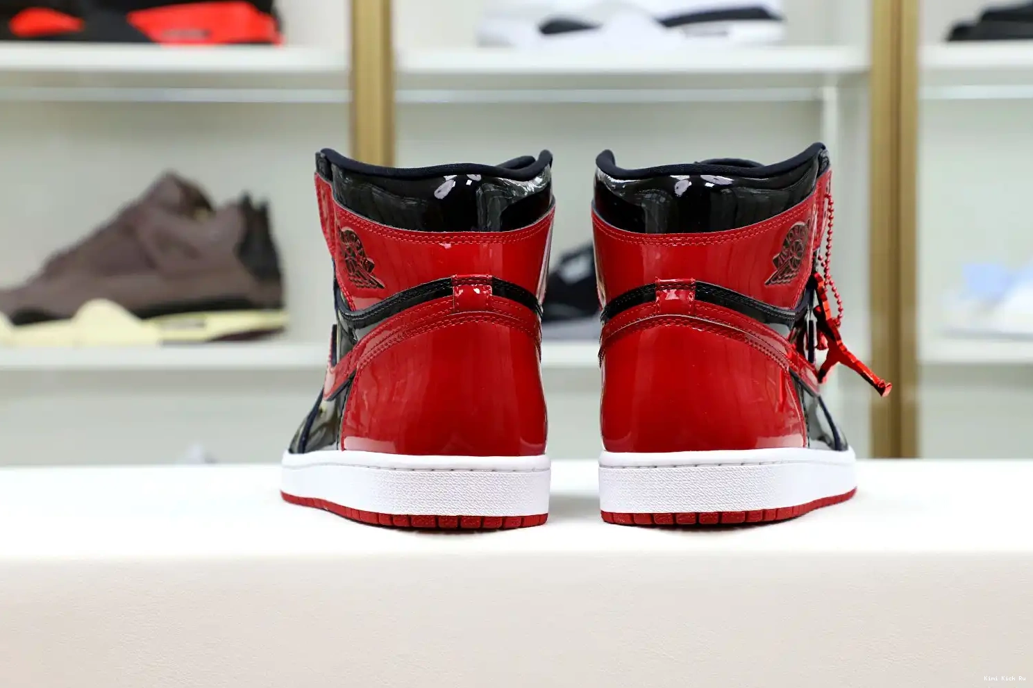 BRED 1 AIR OG Kimikick HIGH JORDAN PATENT 0604